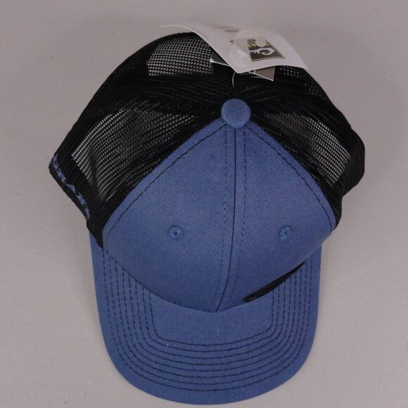 Drake Waterfowl Hat Blue Black Enid Mesh Snapback Trucker Cap Mens NWT DH4135 - Picture 6 of 9